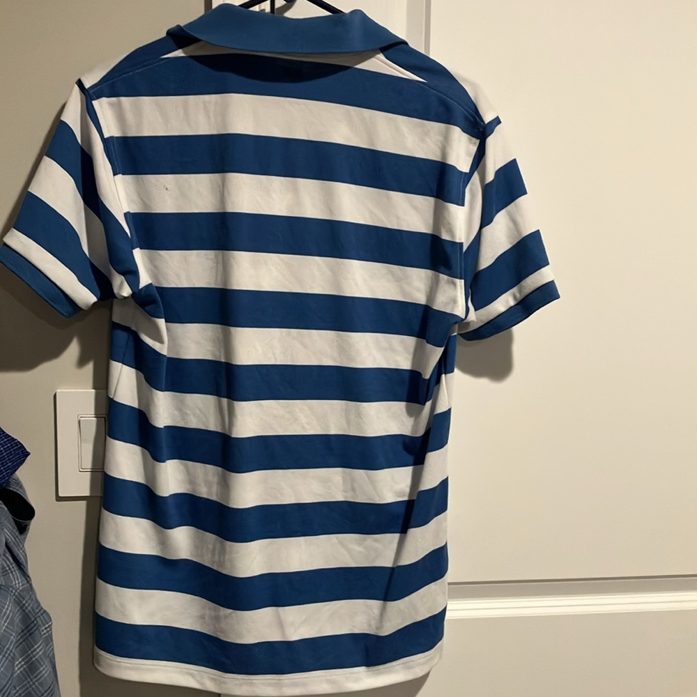 Uniqlo Brand - Blue and White Striped Shirt - Picture 4 of 8